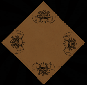 One-Color Four Corners Airships and Tentacles Bandana One-Color Four Corners Airships and Tentacles Bandana