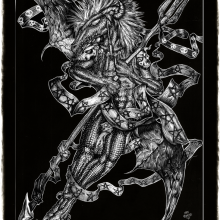 Steampunk Art: Descent Limited Edition Signed Giclee on Fine Art Rag Paper Descent Limited Edition Signed Giclee on Fine Art Rag Paper