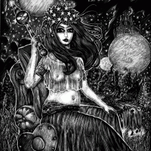 Steampunk Art: Empress 9×12 signed limited giclee on fine art rag paper Empress 9×12 signed limited giclee on fine art rag paper