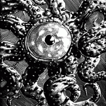 Steampunk Art: Squiggly Thing 7×10 signed limited giclee on rag paper Squiggly Thing 7×10 signed limited giclee on rag paper