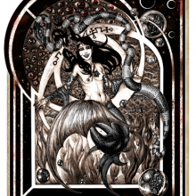 Steampunk Art: Uxia 11×14 inch signed limited giclee on rag paper Uxia 11×14 inch signed limited giclee on rag paper