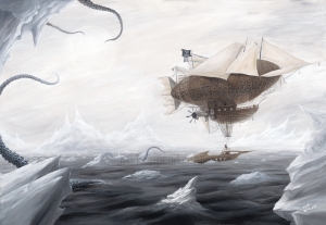 The Rescue 32×24 Giclee on Heavyweight Fine Art Paper