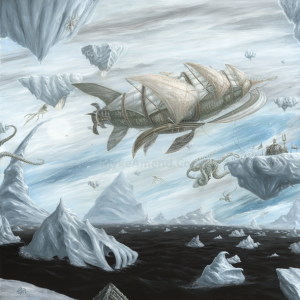 The Antarctic Experiment 24 x 24 Limited Edition Giclee on Canvas
