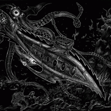 20,000 Leagues Under Original Engraving