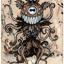 Smiley Plant 7 x 10 Giclee on Fine Art Rag