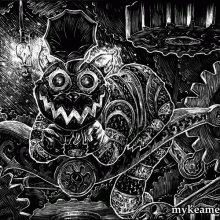Cheshire Cat 8×10 metallic print
