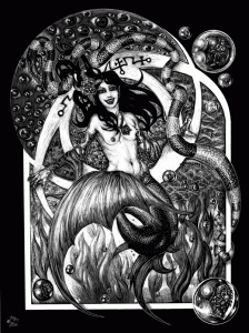 Uxia Original Engraving